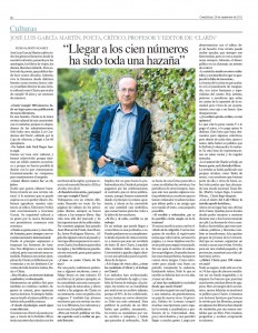 Entrevista a José Luis García Martín Entrevista a José Luis García Martín