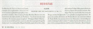 Reseña Clarín 100 (El Cultural) Reseña Clarín 100 (El Cultural)